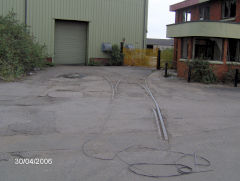 
Black Clawson works, East Dock Road, Newport, April 2006